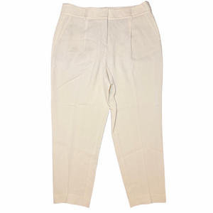 Akris Punto Cream Cropped Ankle Pants Women’s Size 14 Tailored Office Trousers